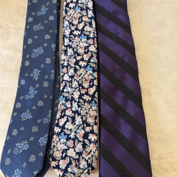 Classy Lot of Three JF Ferrar 58” Stylish Men’s Ties - Picture 2 of 16